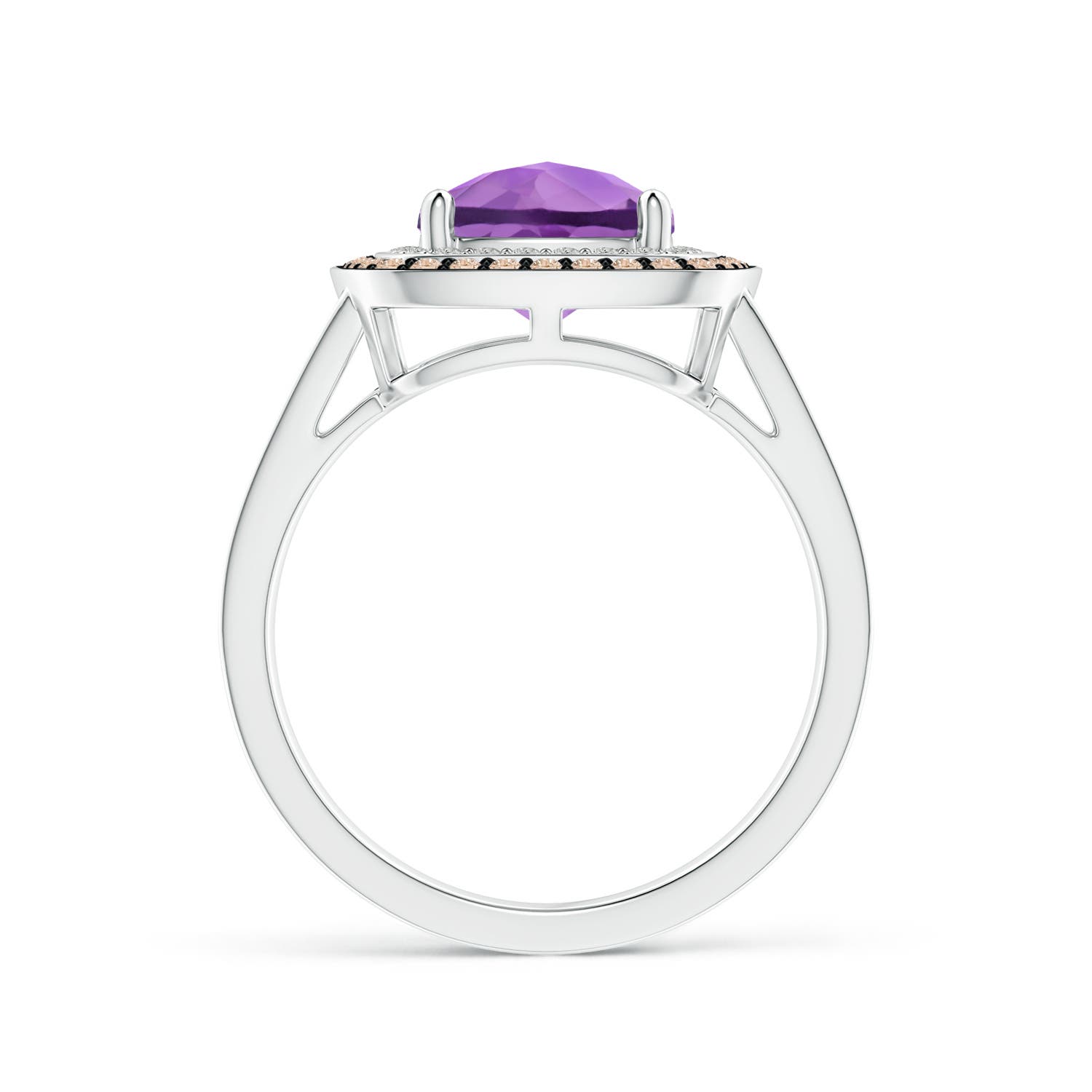 A - Amethyst / 2.7 CT / 14 KT White Gold