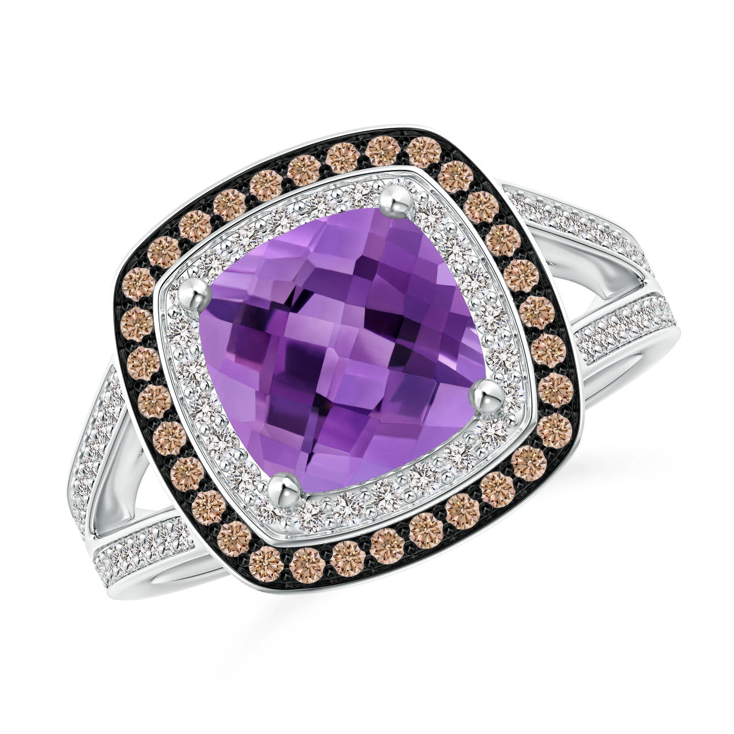 AA - Amethyst / 2.7 CT / 14 KT White Gold