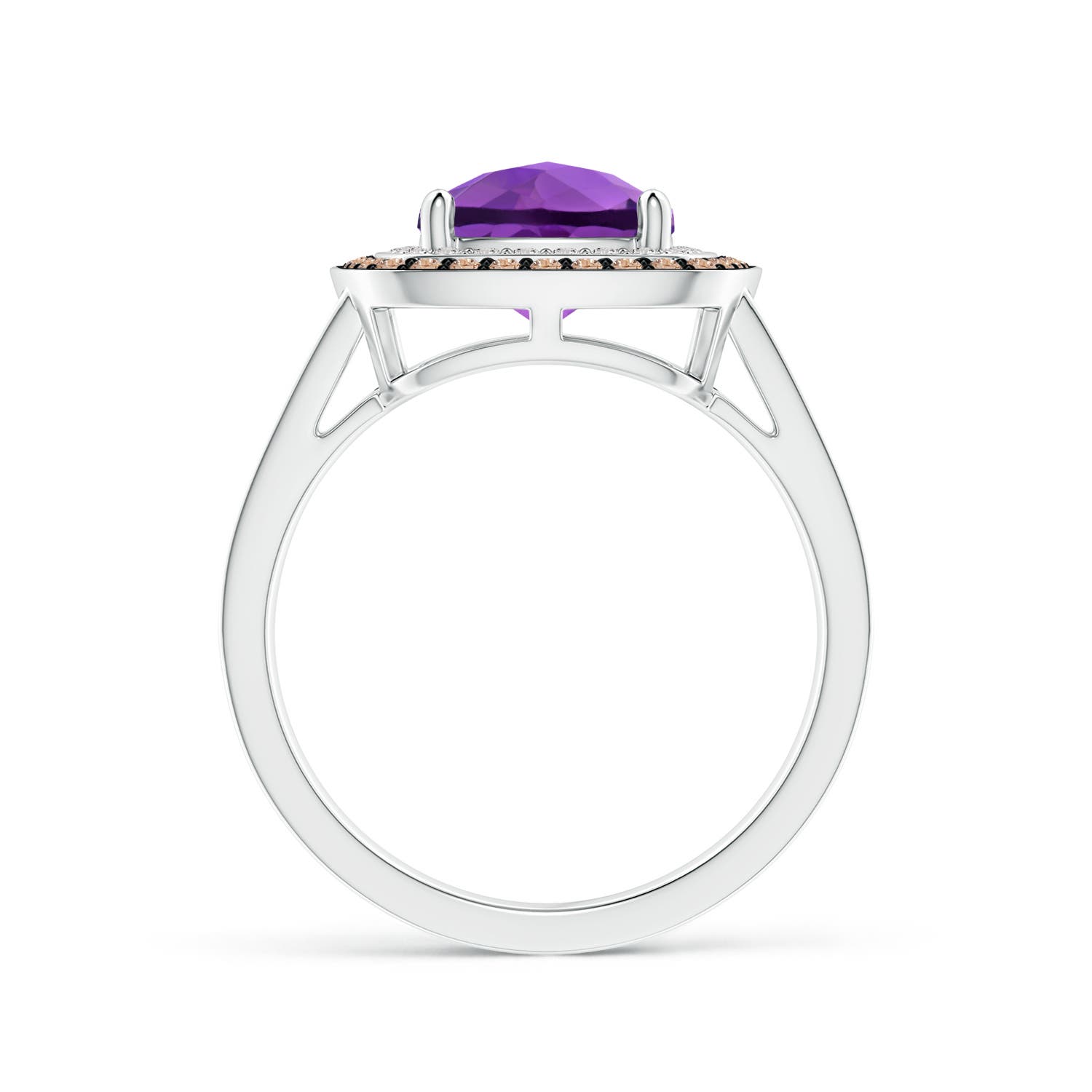 AA - Amethyst / 2.7 CT / 14 KT White Gold