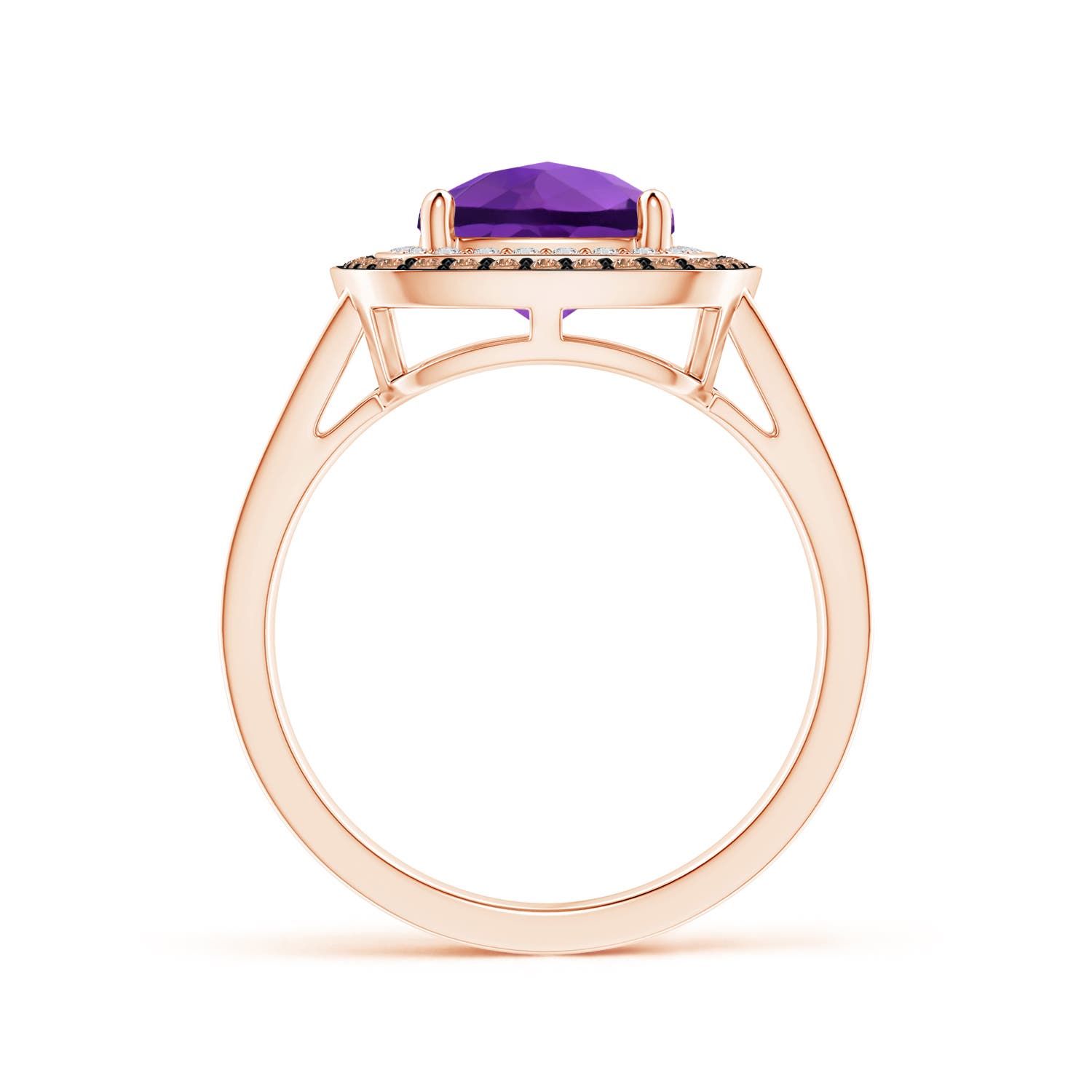 AAA - Amethyst / 2.7 CT / 14 KT Rose Gold