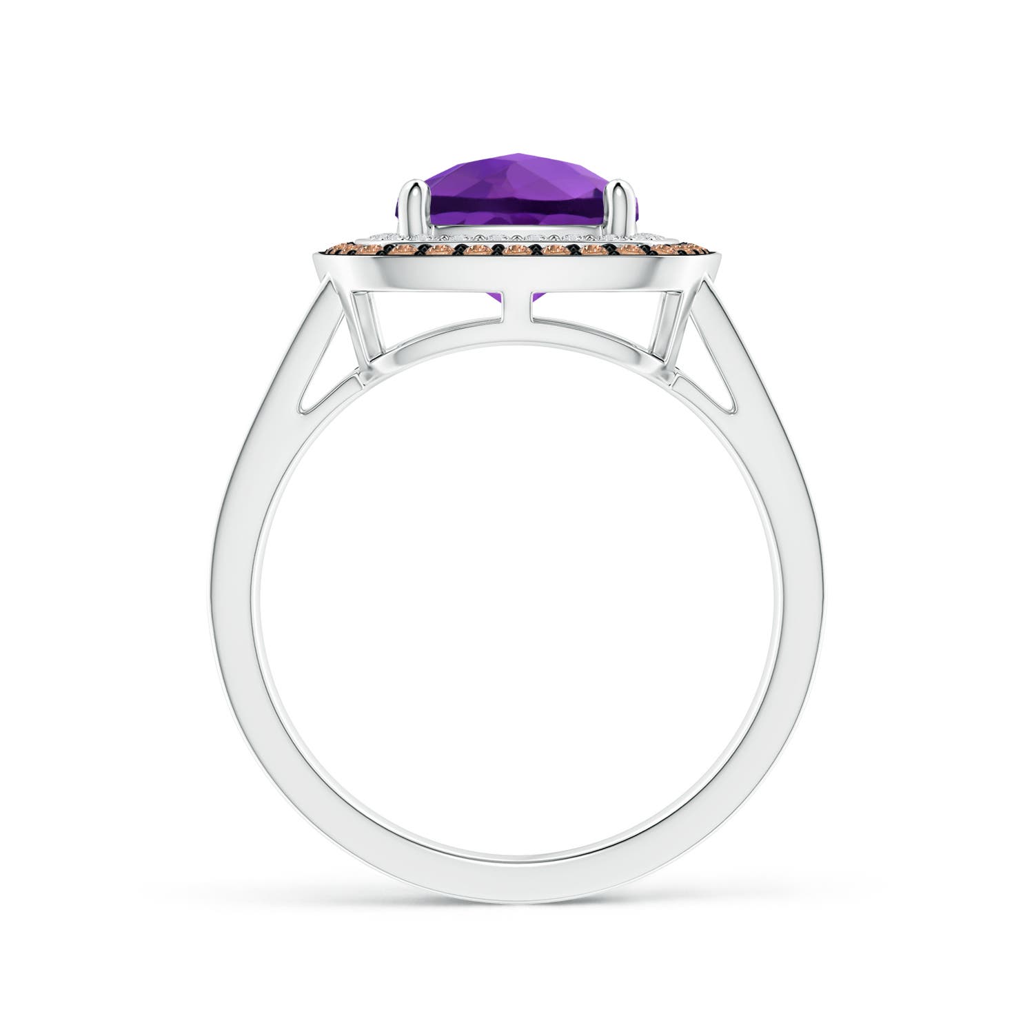 AAA - Amethyst / 2.7 CT / 14 KT White Gold