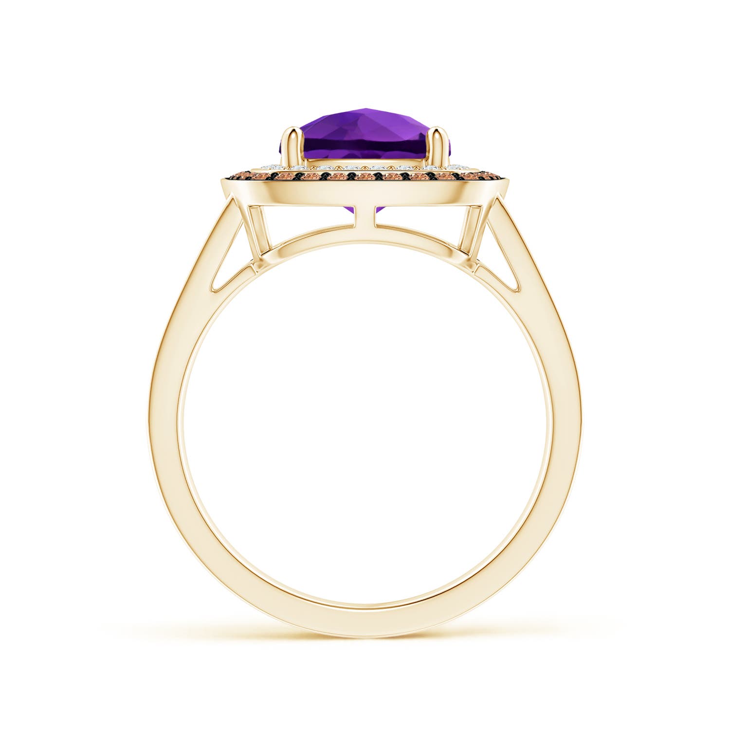 AAAA - Amethyst / 2.7 CT / 14 KT Yellow Gold