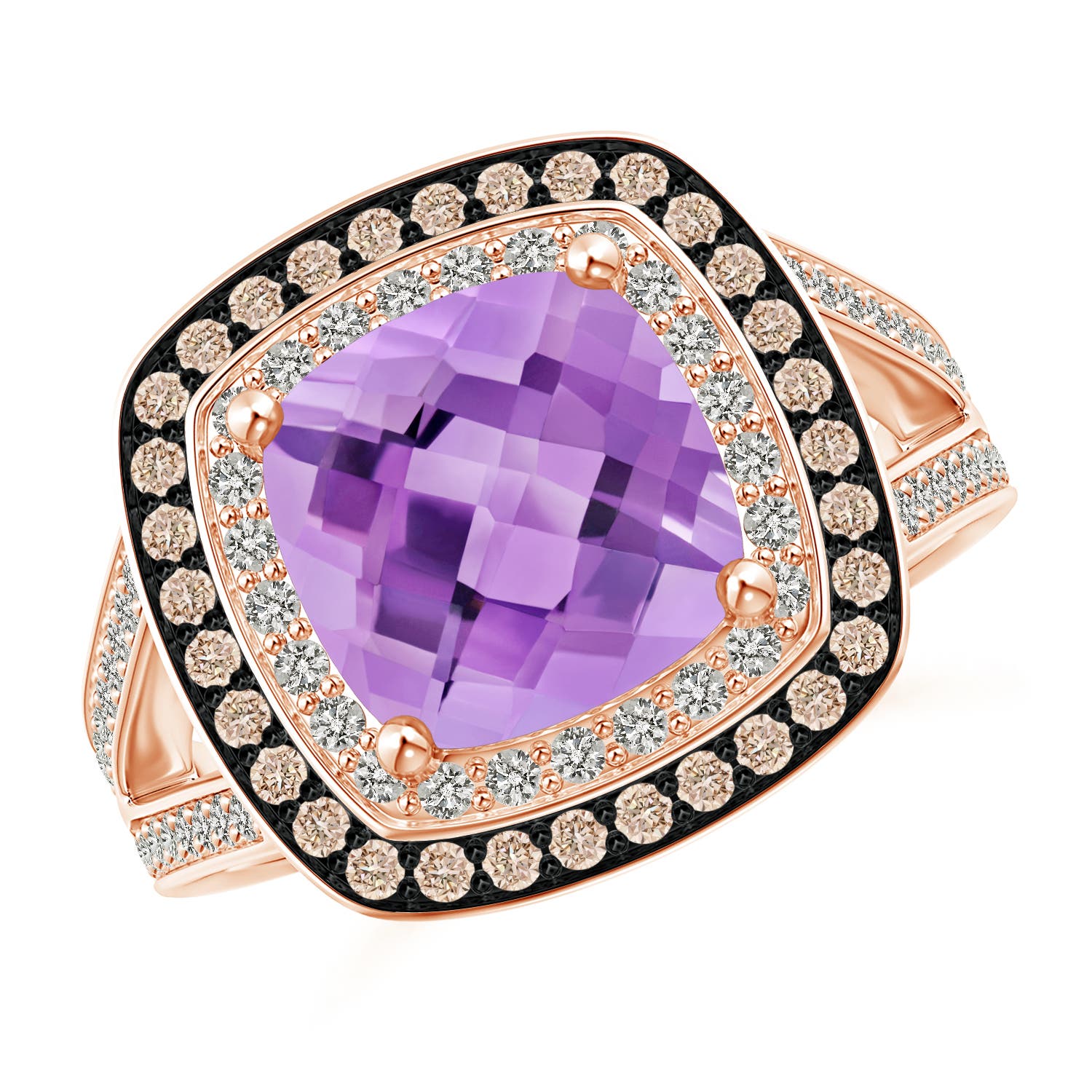 A - Amethyst / 3.7 CT / 14 KT Rose Gold