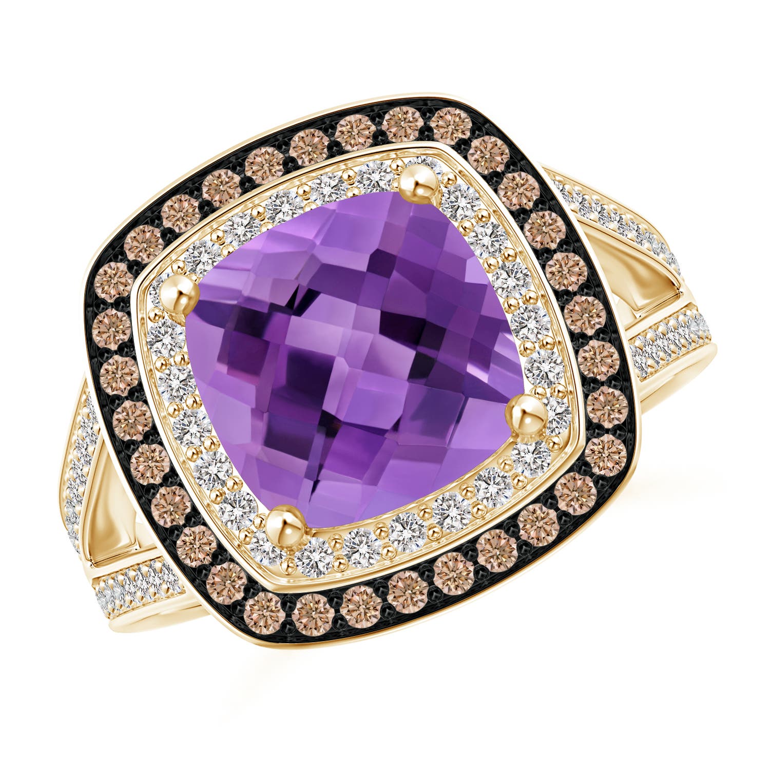 AA - Amethyst / 3.7 CT / 14 KT Yellow Gold