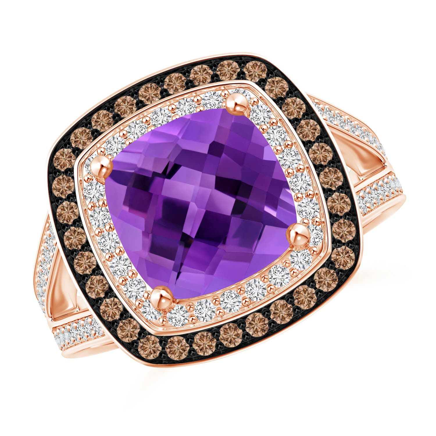 AAA - Amethyst / 3.7 CT / 14 KT Rose Gold