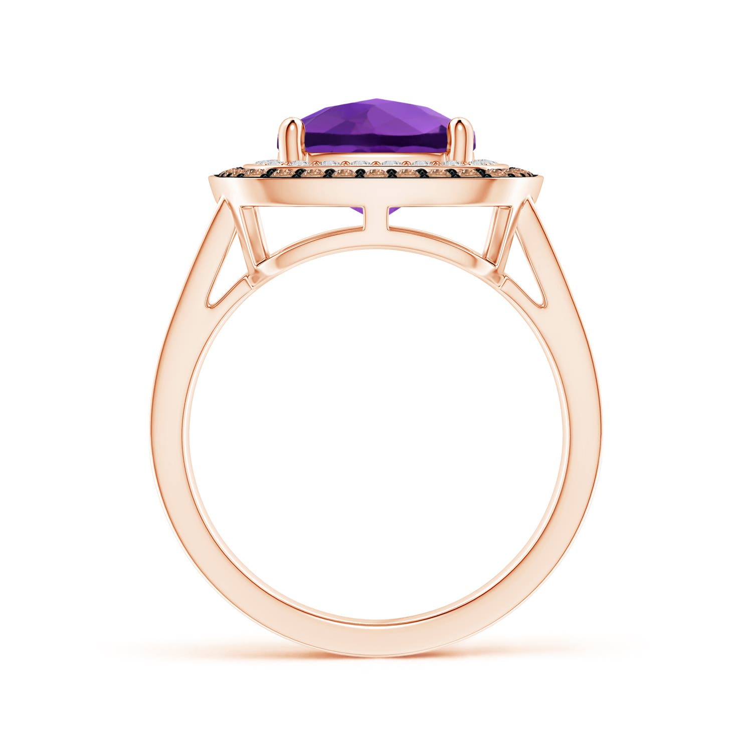 AAA - Amethyst / 3.7 CT / 14 KT Rose Gold