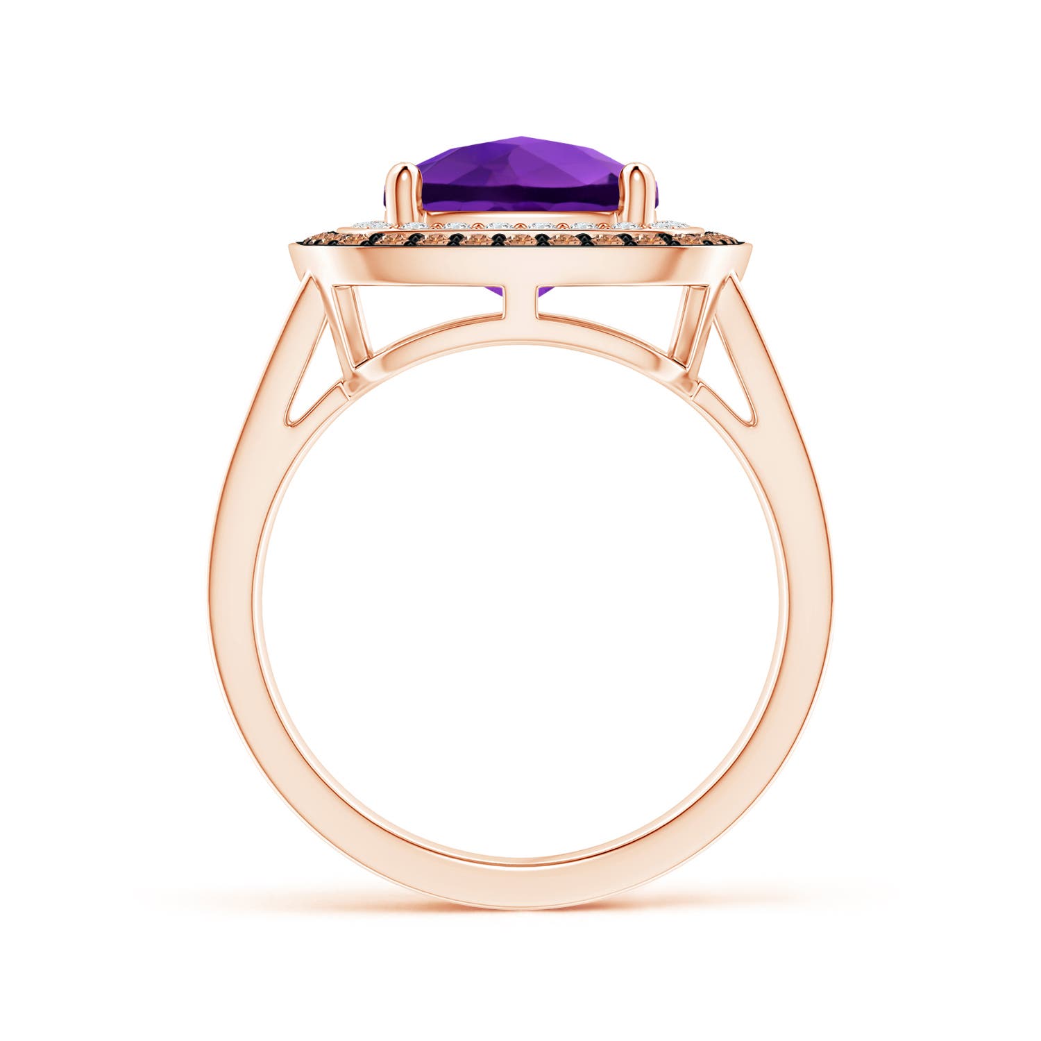 AAAA - Amethyst / 3.7 CT / 14 KT Rose Gold