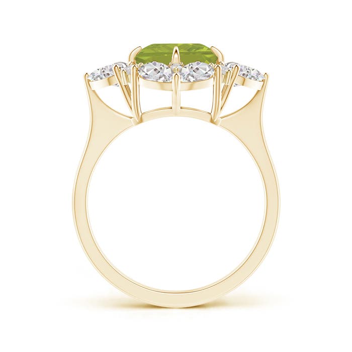 AA - Peridot / 3.73 CT / 14 KT Yellow Gold