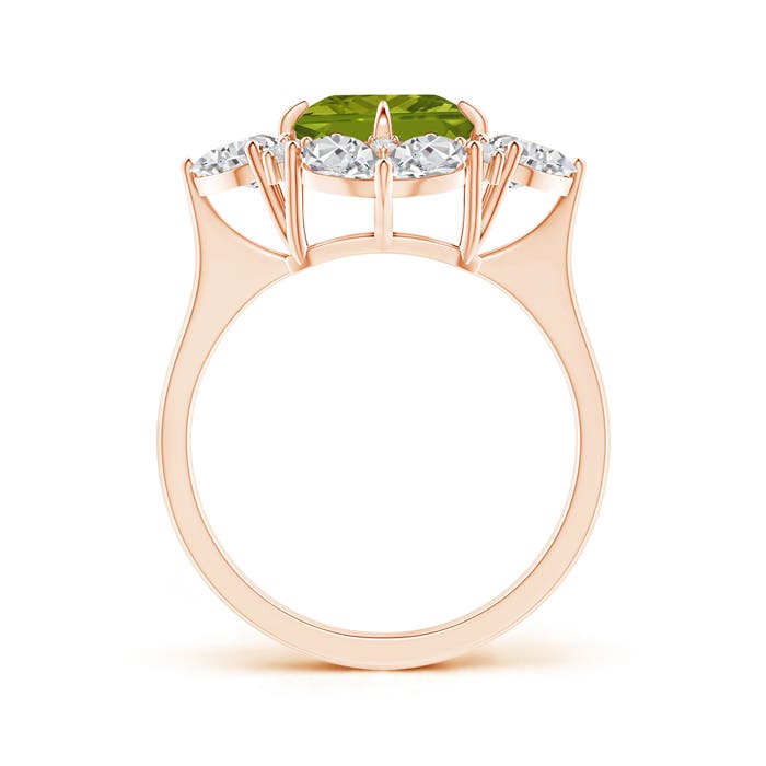 AAA - Peridot / 3.73 CT / 14 KT Rose Gold