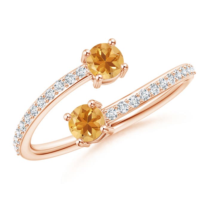 A - Citrine / 1.09 CT / 14 KT Rose Gold