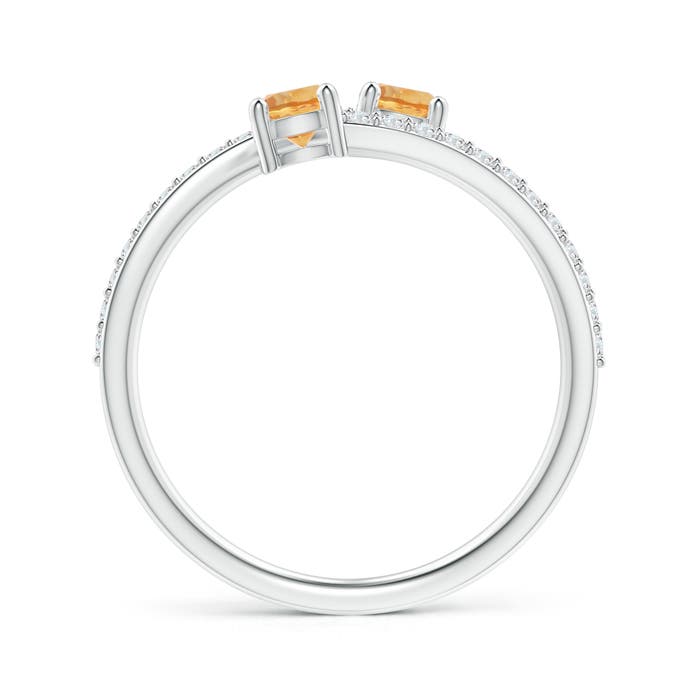 A - Citrine / 1.09 CT / 14 KT White Gold