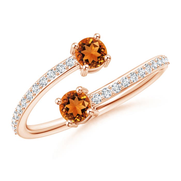 AAAA - Citrine / 1.09 CT / 14 KT Rose Gold