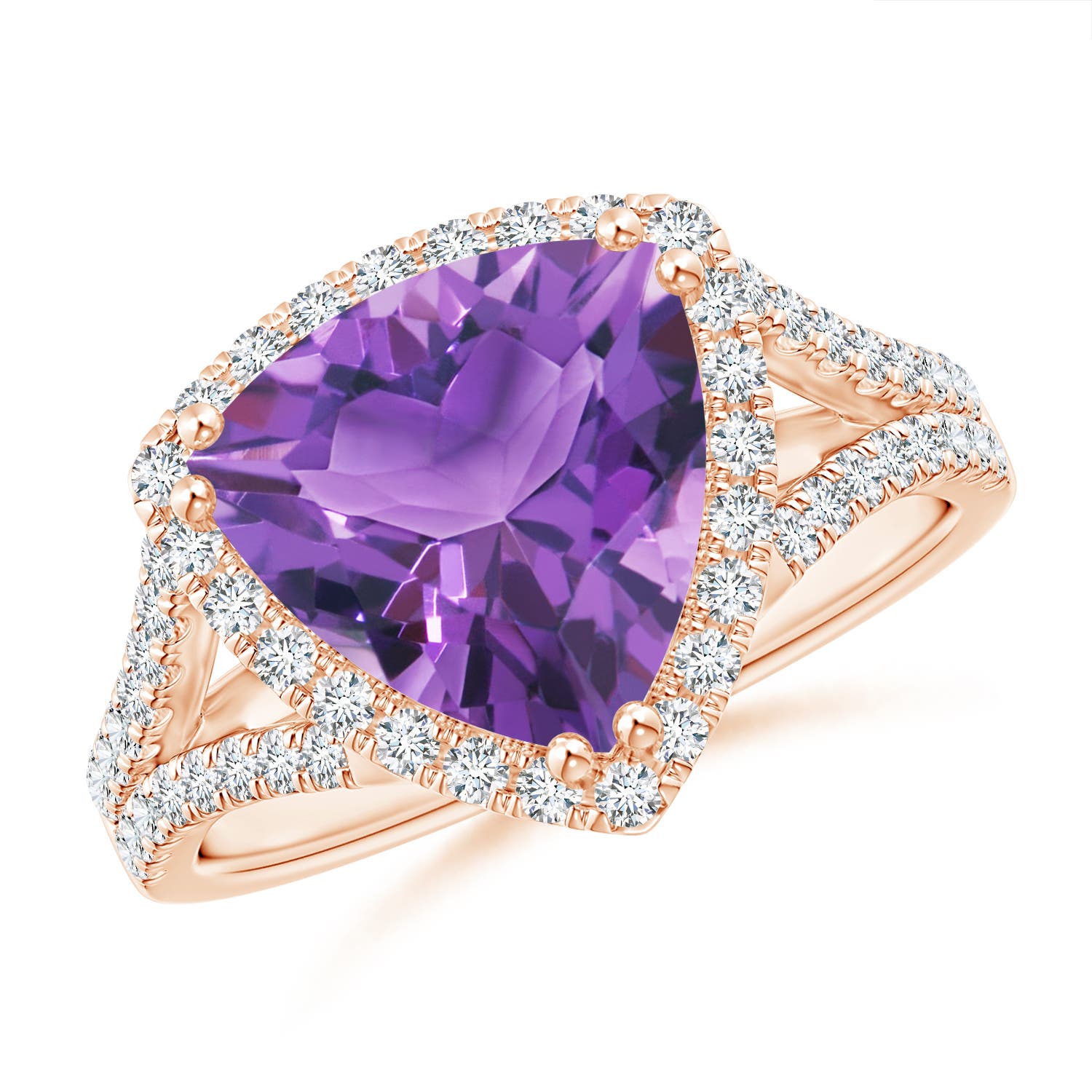 AA - Amethyst / 3.16 CT / 14 KT Rose Gold