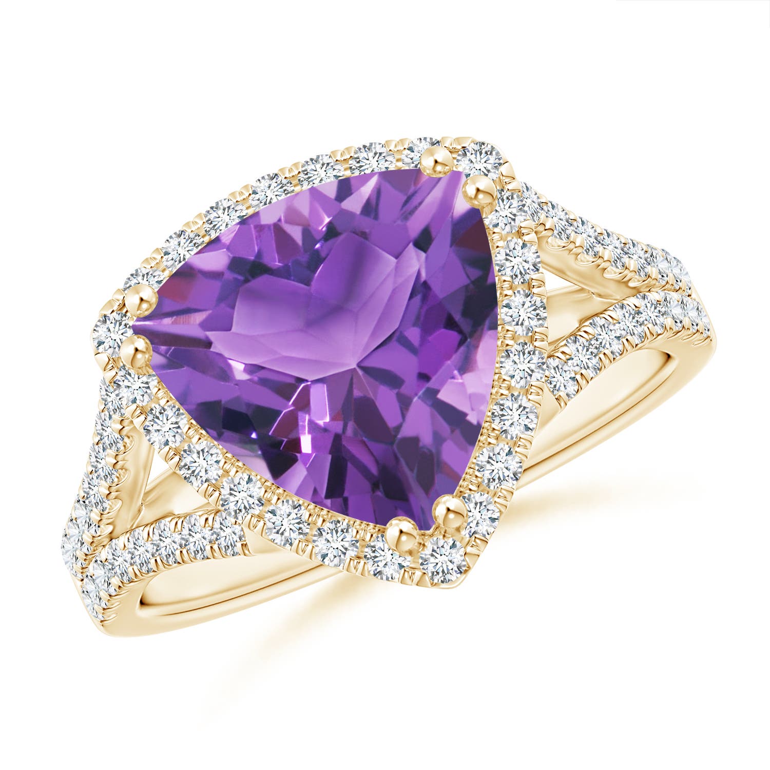 AA - Amethyst / 3.16 CT / 14 KT Yellow Gold