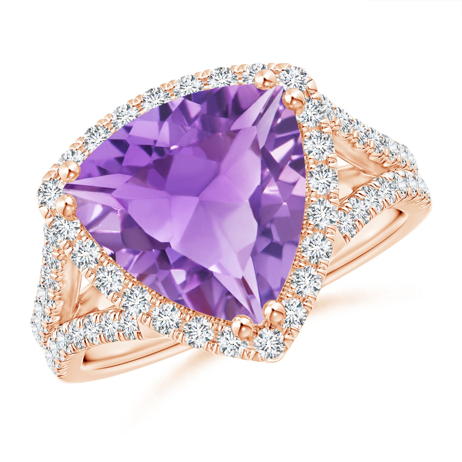 A - Amethyst / 4.47 CT / 14 KT Rose Gold