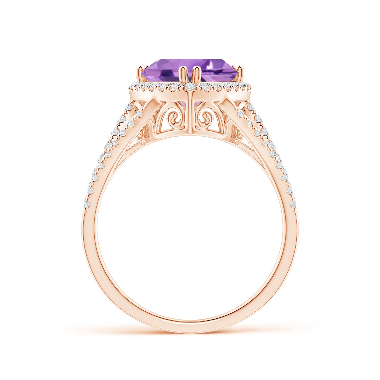 A - Amethyst / 2.64 CT / 14 KT Rose Gold