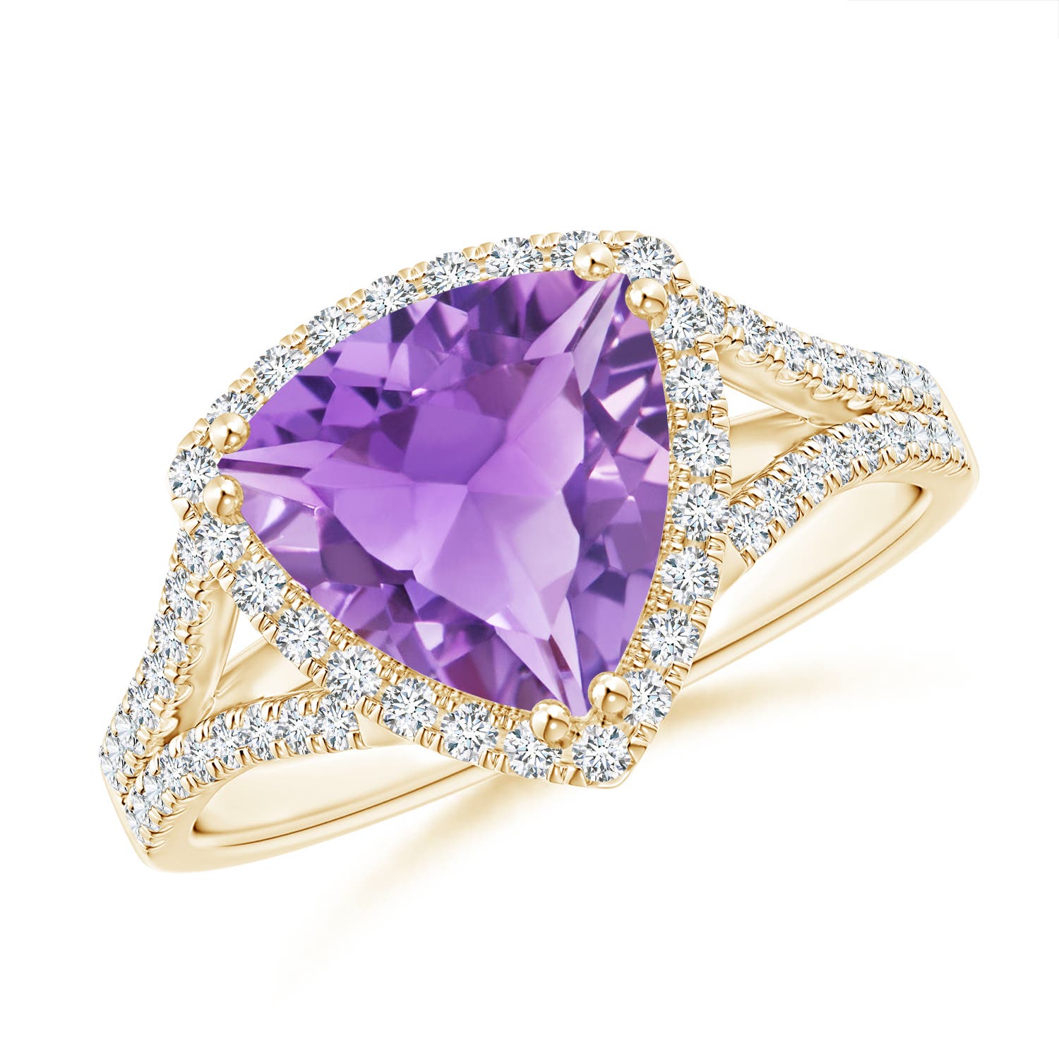 A - Amethyst / 2.64 CT / 14 KT Yellow Gold