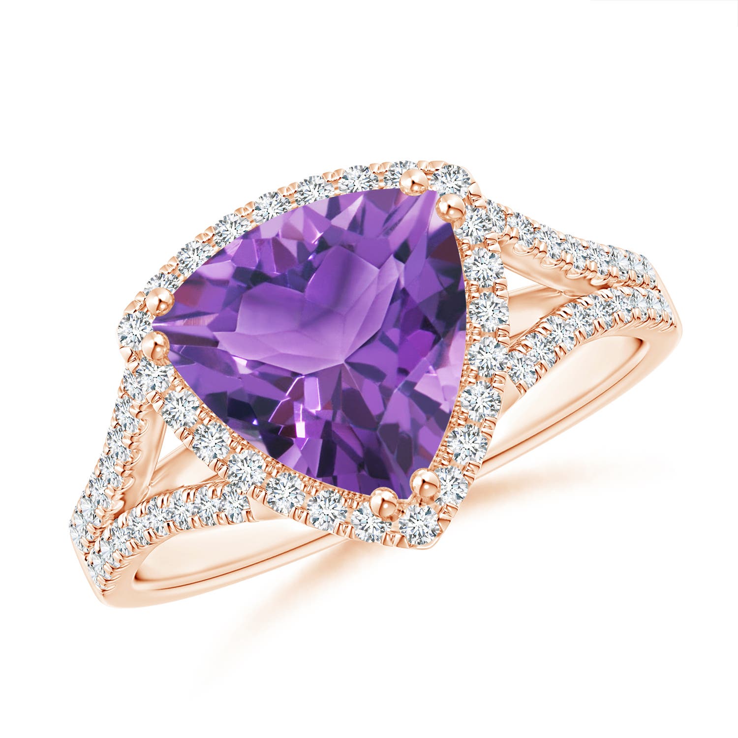 AA - Amethyst / 2.64 CT / 14 KT Rose Gold