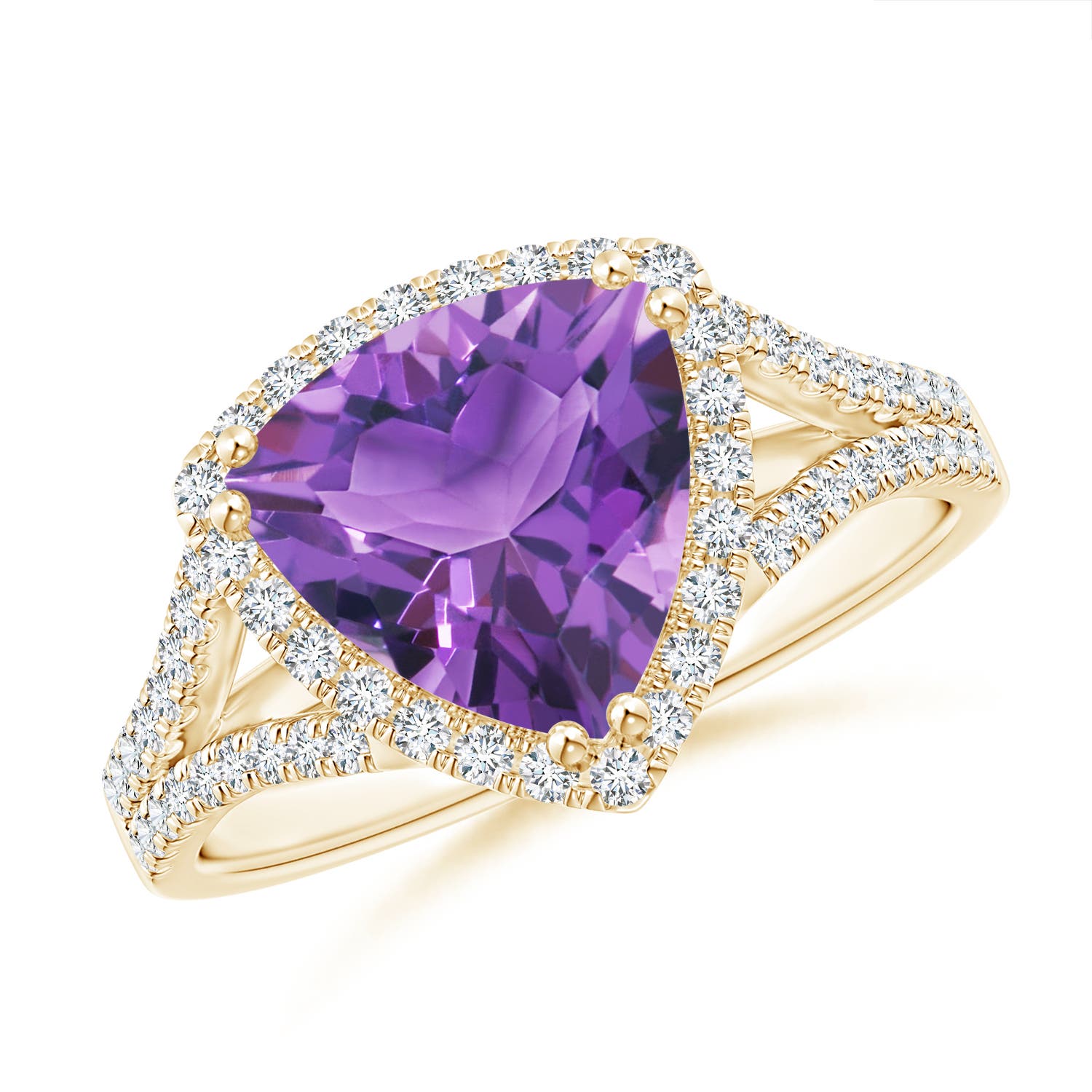 AA - Amethyst / 2.64 CT / 14 KT Yellow Gold