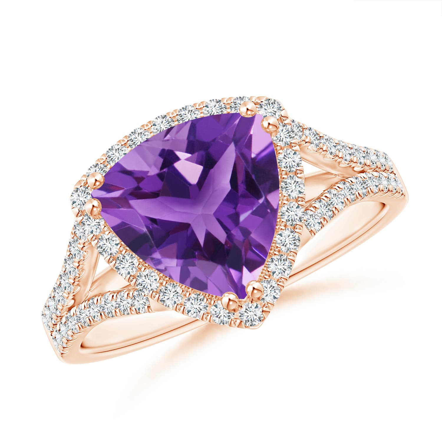 AAA - Amethyst / 2.64 CT / 14 KT Rose Gold