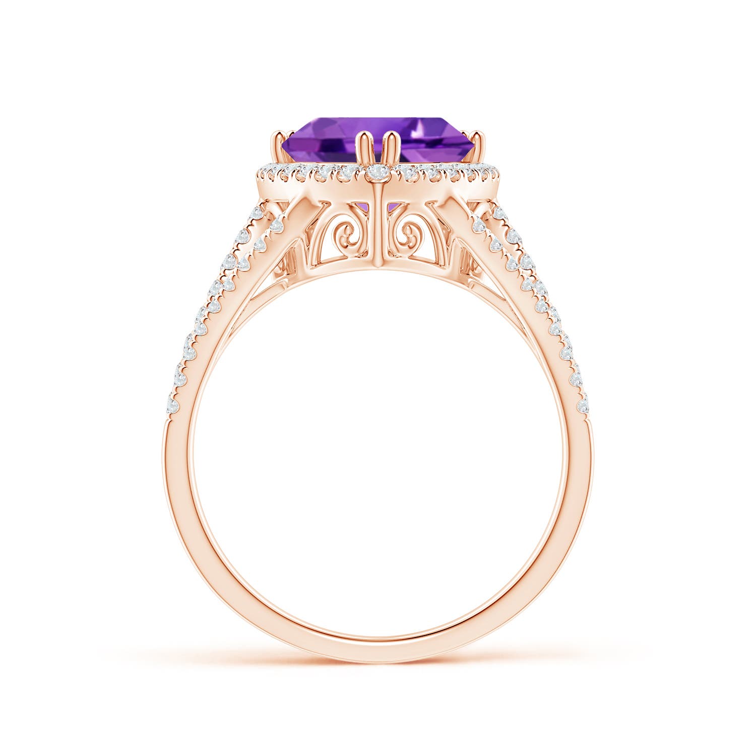 AAA - Amethyst / 2.64 CT / 14 KT Rose Gold