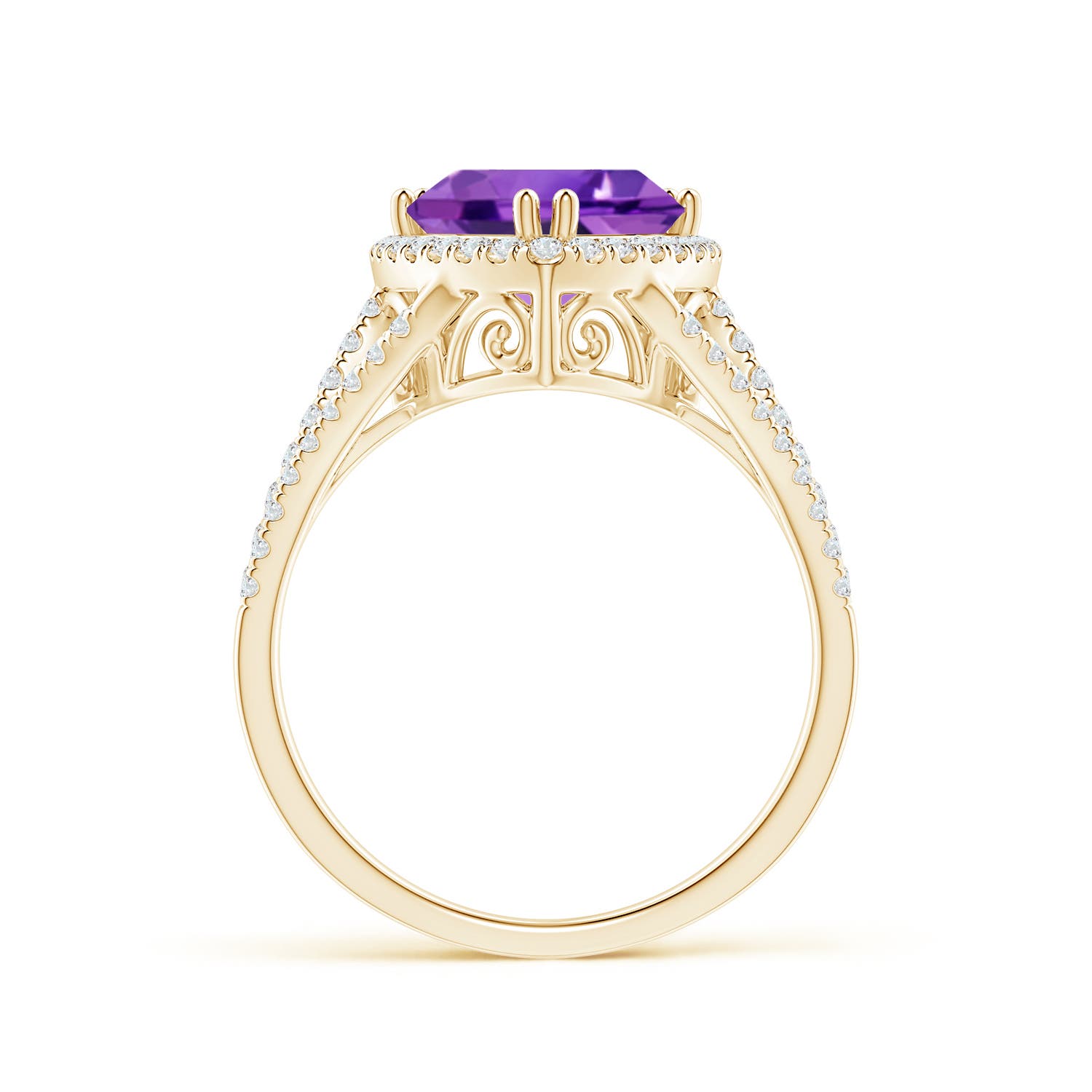 AAA - Amethyst / 2.64 CT / 14 KT Yellow Gold