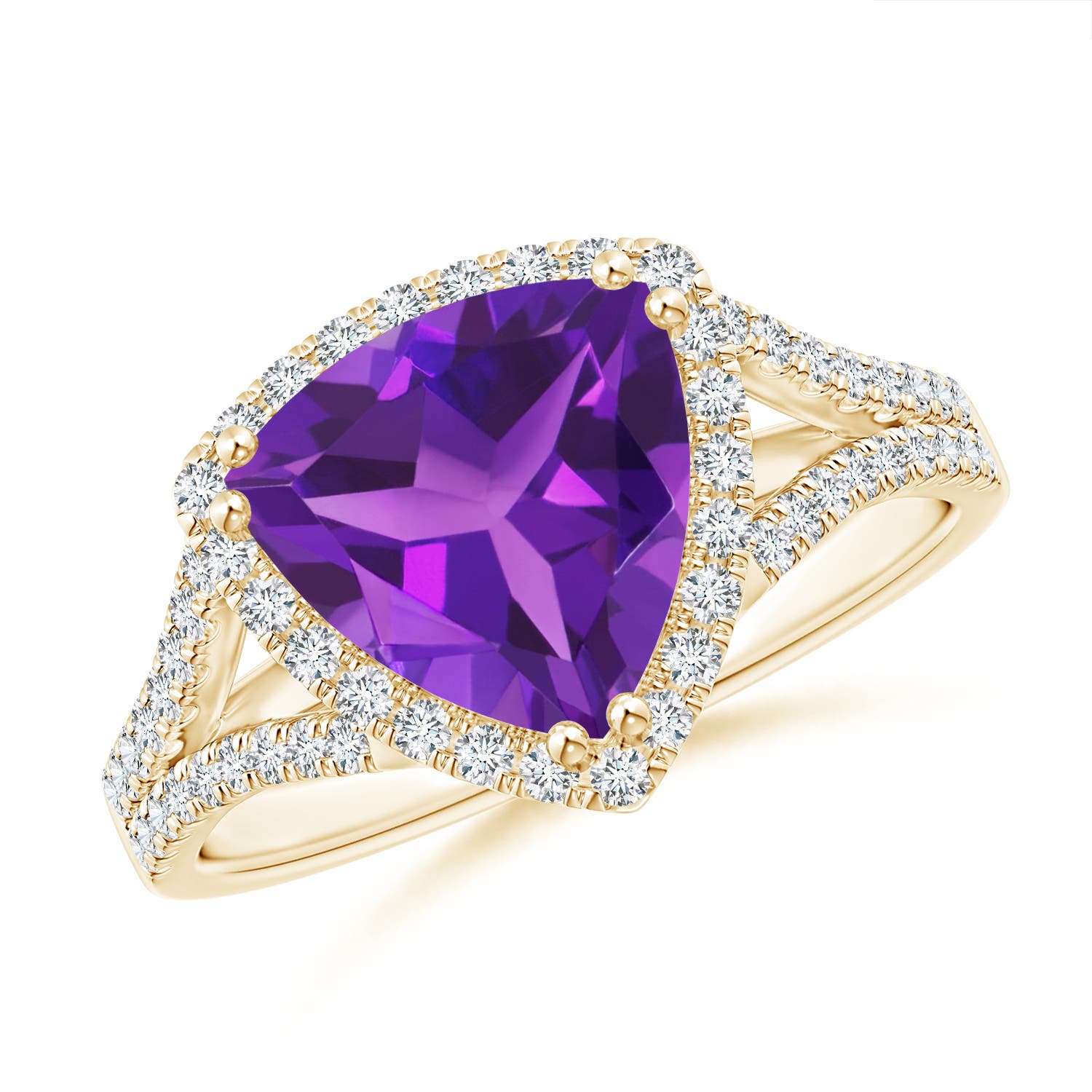 AAAA - Amethyst / 2.64 CT / 14 KT Yellow Gold