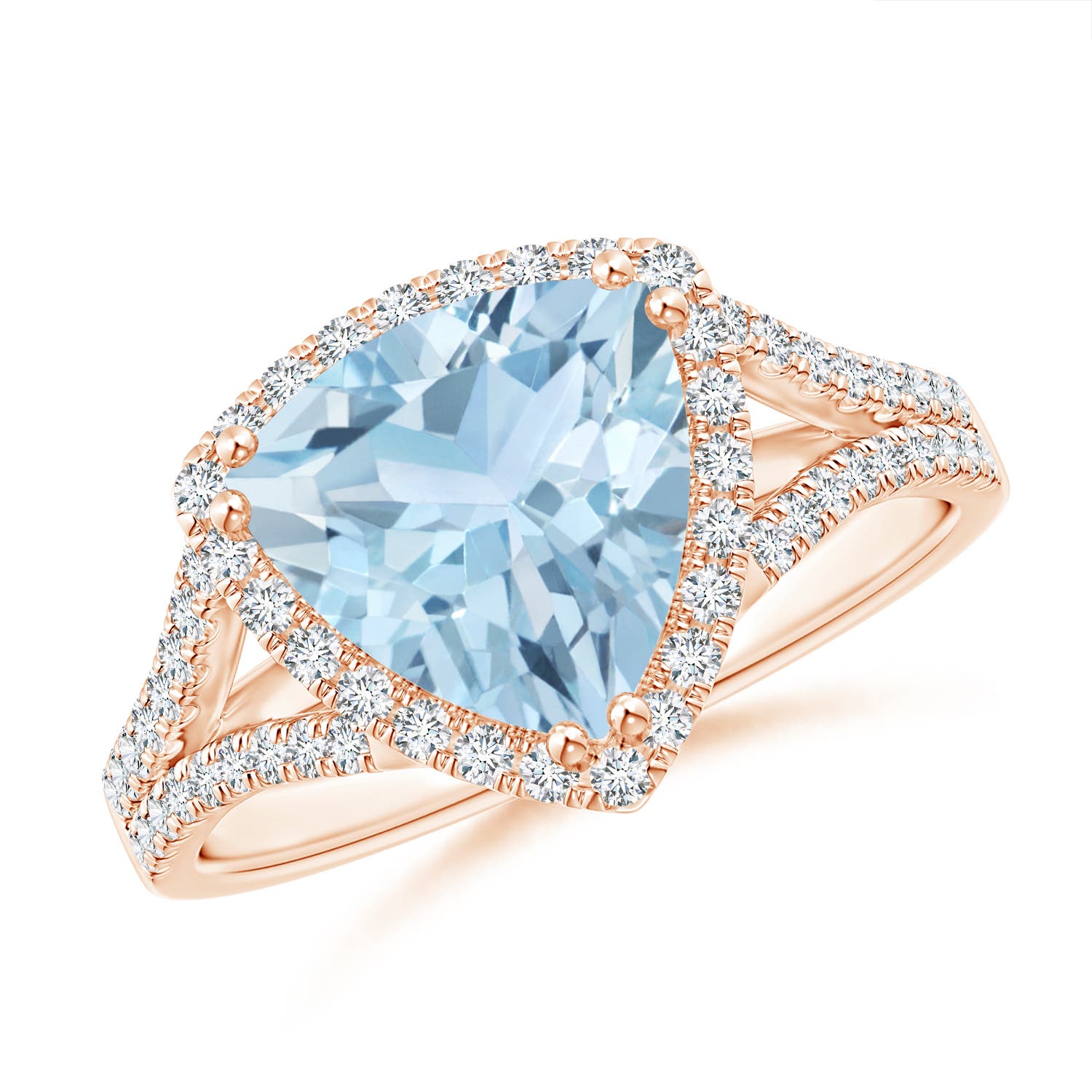 AA - Aquamarine / 2.56 CT / 14 KT Rose Gold