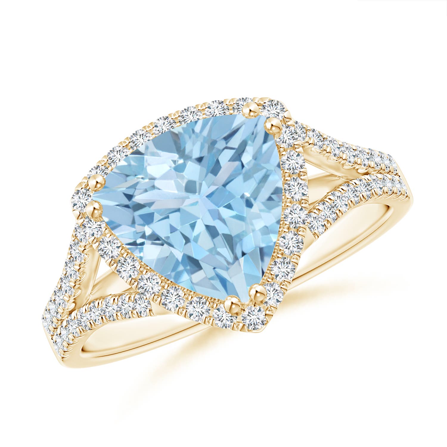 AAA - Aquamarine / 2.56 CT / 14 KT Yellow Gold