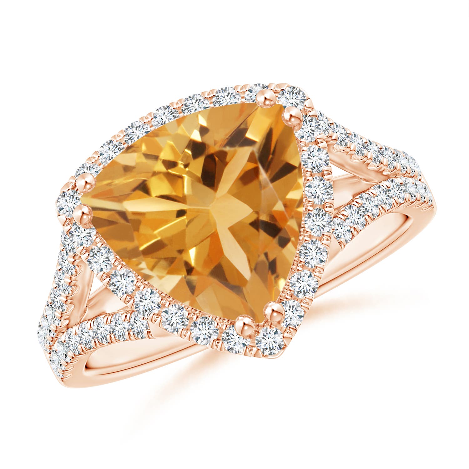 A - Citrine / 3.16 CT / 14 KT Rose Gold