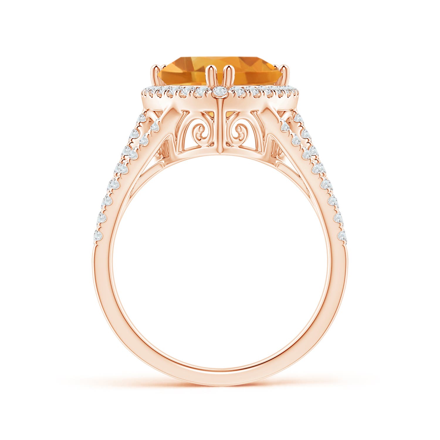 A - Citrine / 3.16 CT / 14 KT Rose Gold