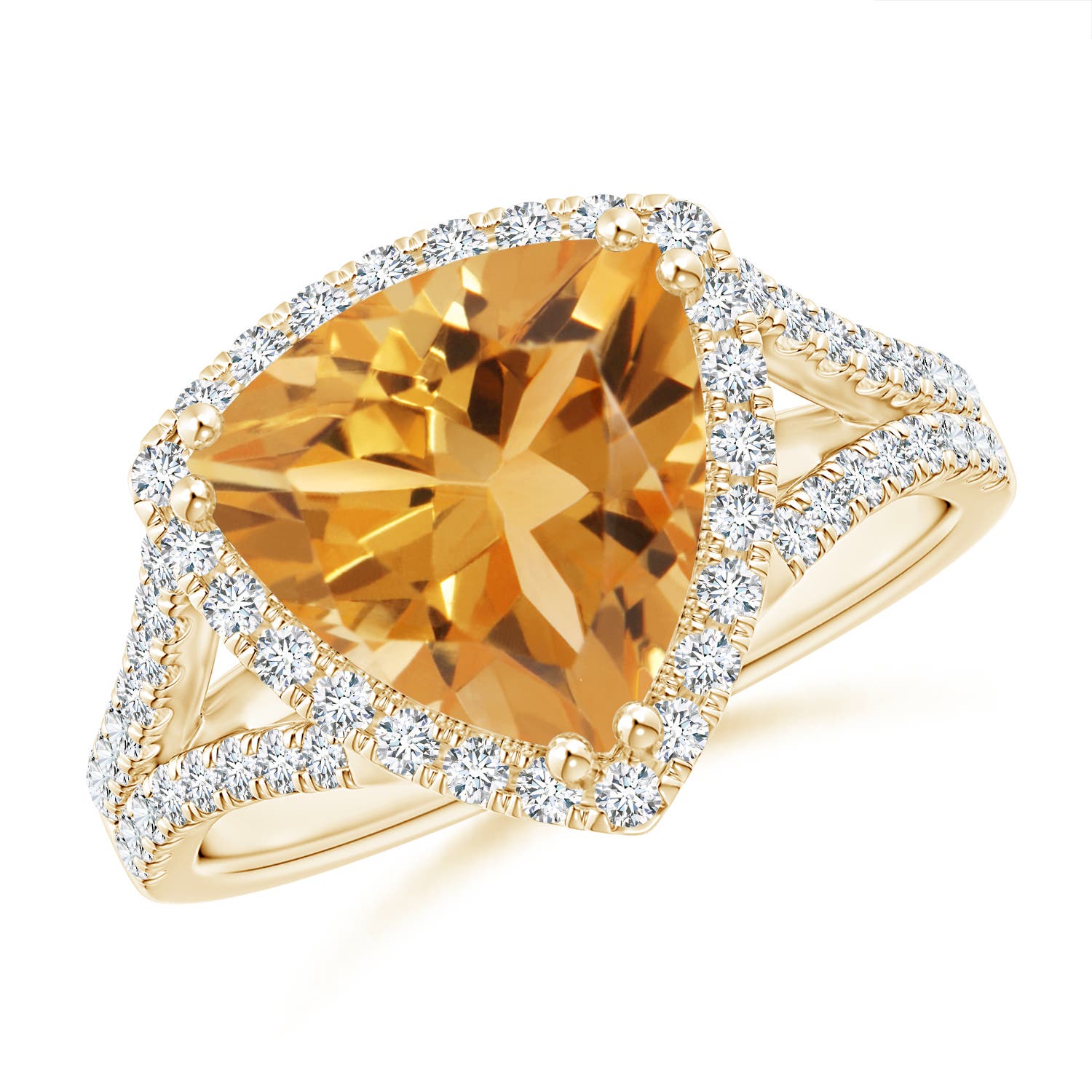 A - Citrine / 3.16 CT / 14 KT Yellow Gold