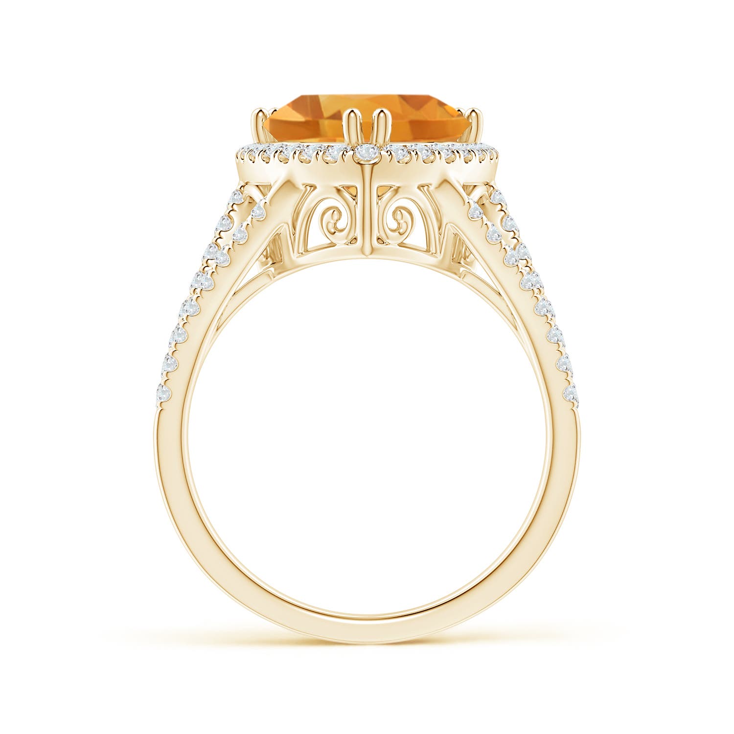 A - Citrine / 3.16 CT / 14 KT Yellow Gold