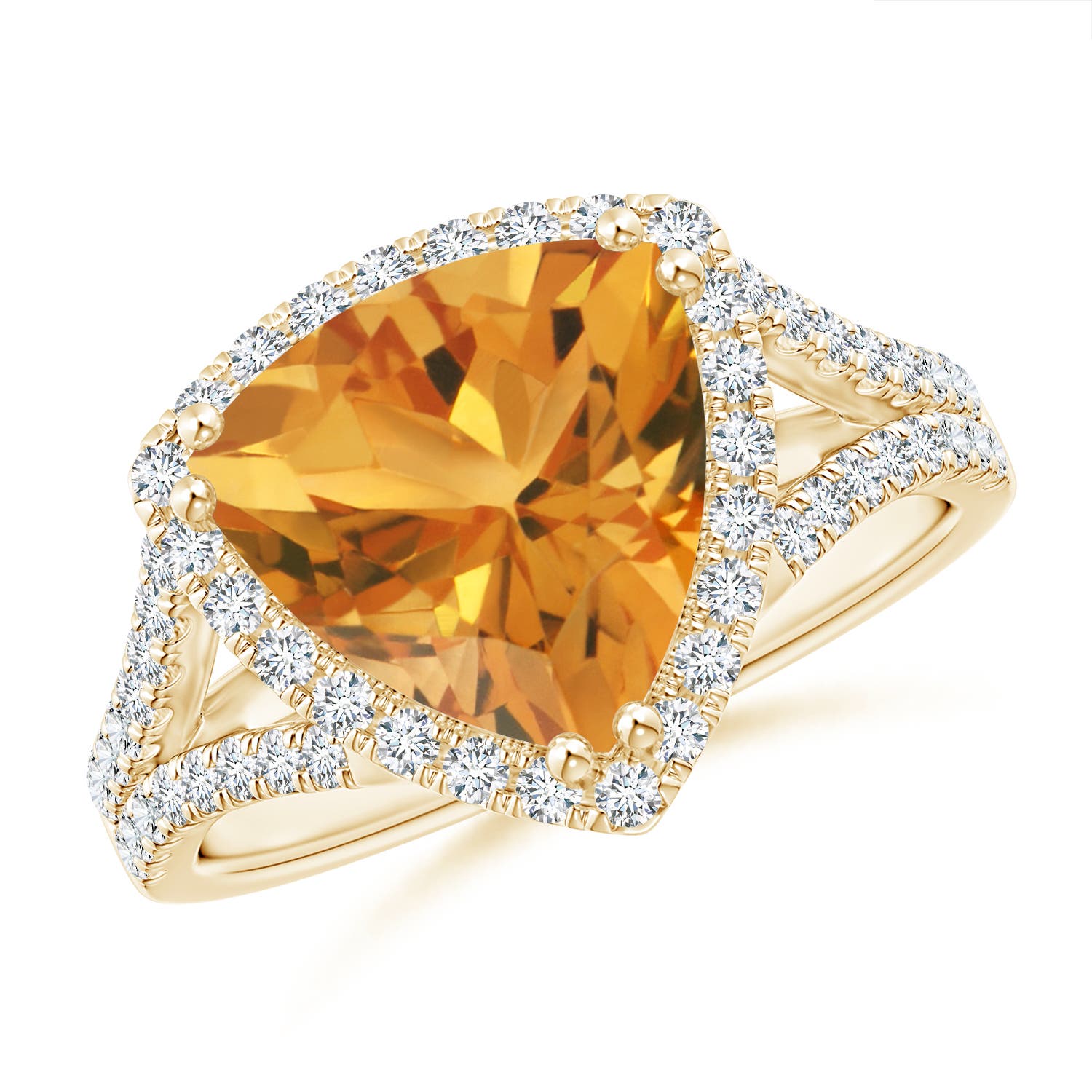 AA - Citrine / 3.16 CT / 14 KT Yellow Gold