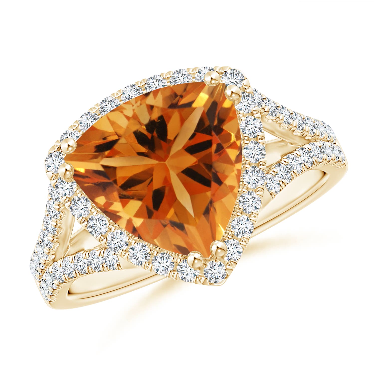 AAA - Citrine / 3.16 CT / 14 KT Yellow Gold