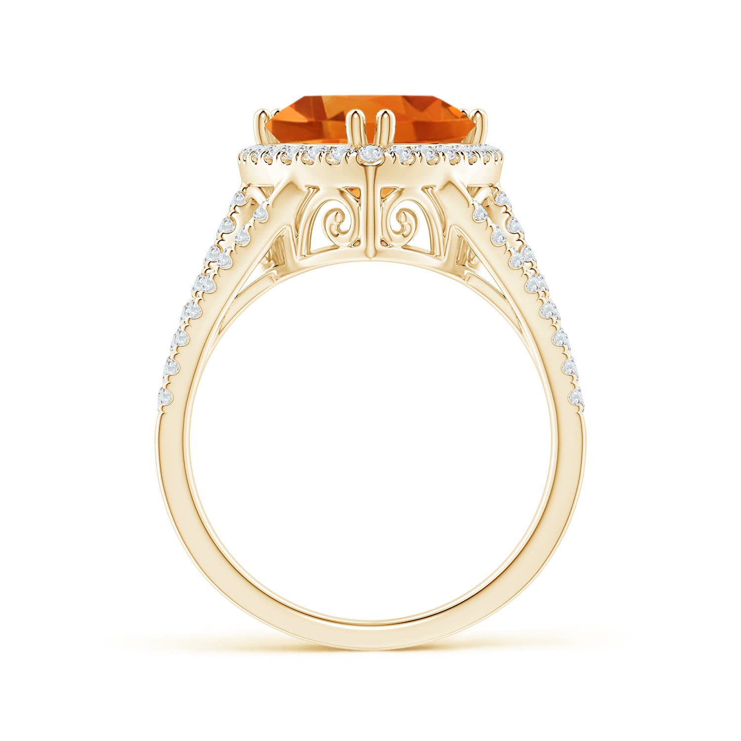 AAA - Citrine / 3.16 CT / 14 KT Yellow Gold