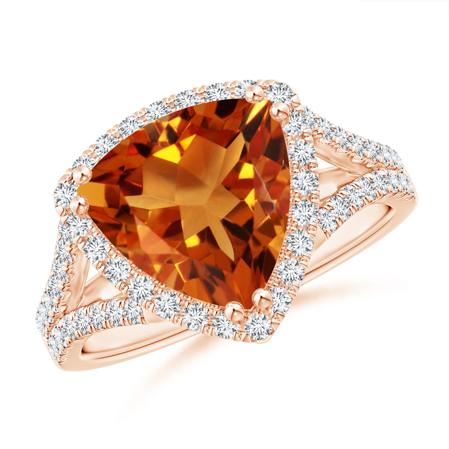 AAAA - Citrine / 3.16 CT / 14 KT Rose Gold