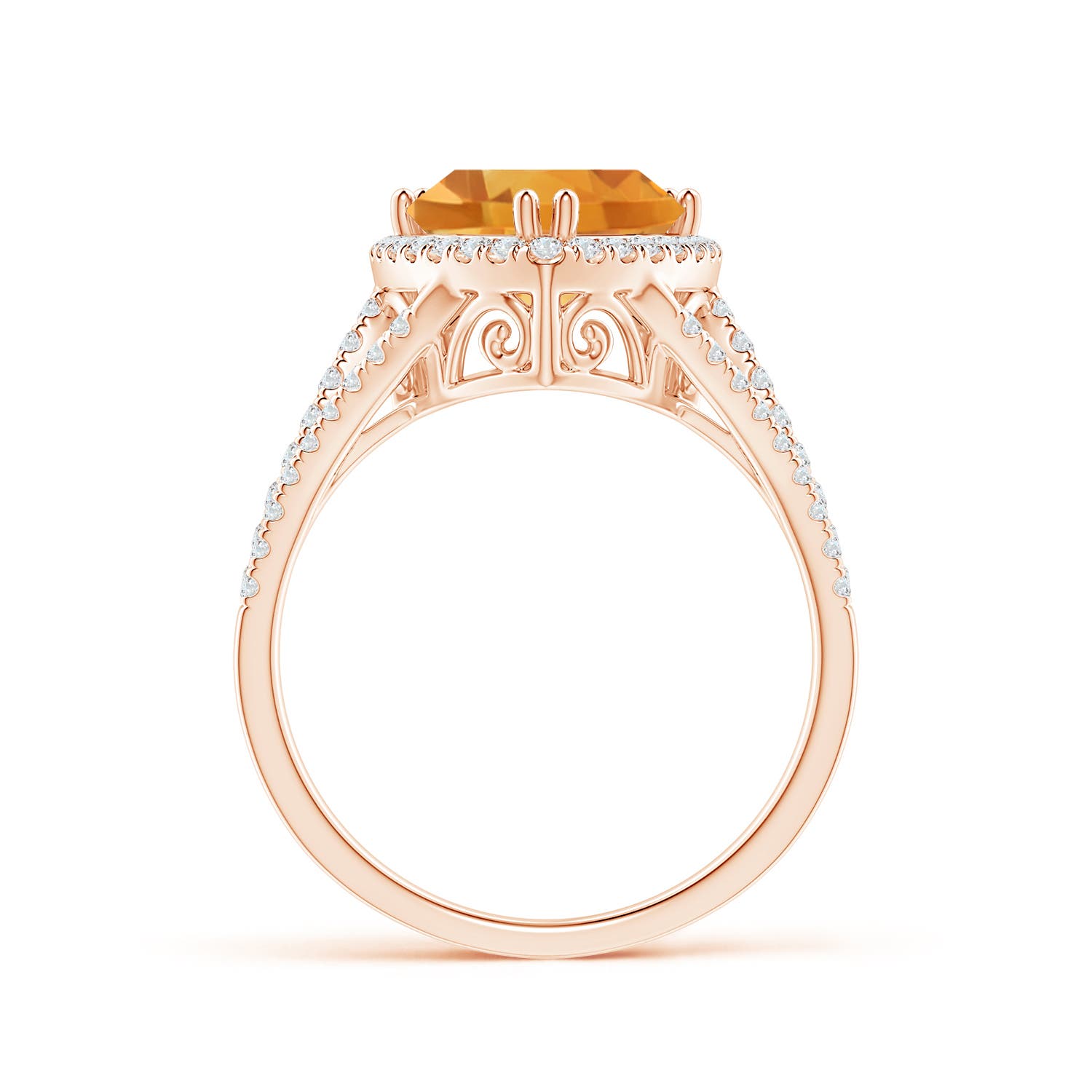 A - Citrine / 2.64 CT / 14 KT Rose Gold