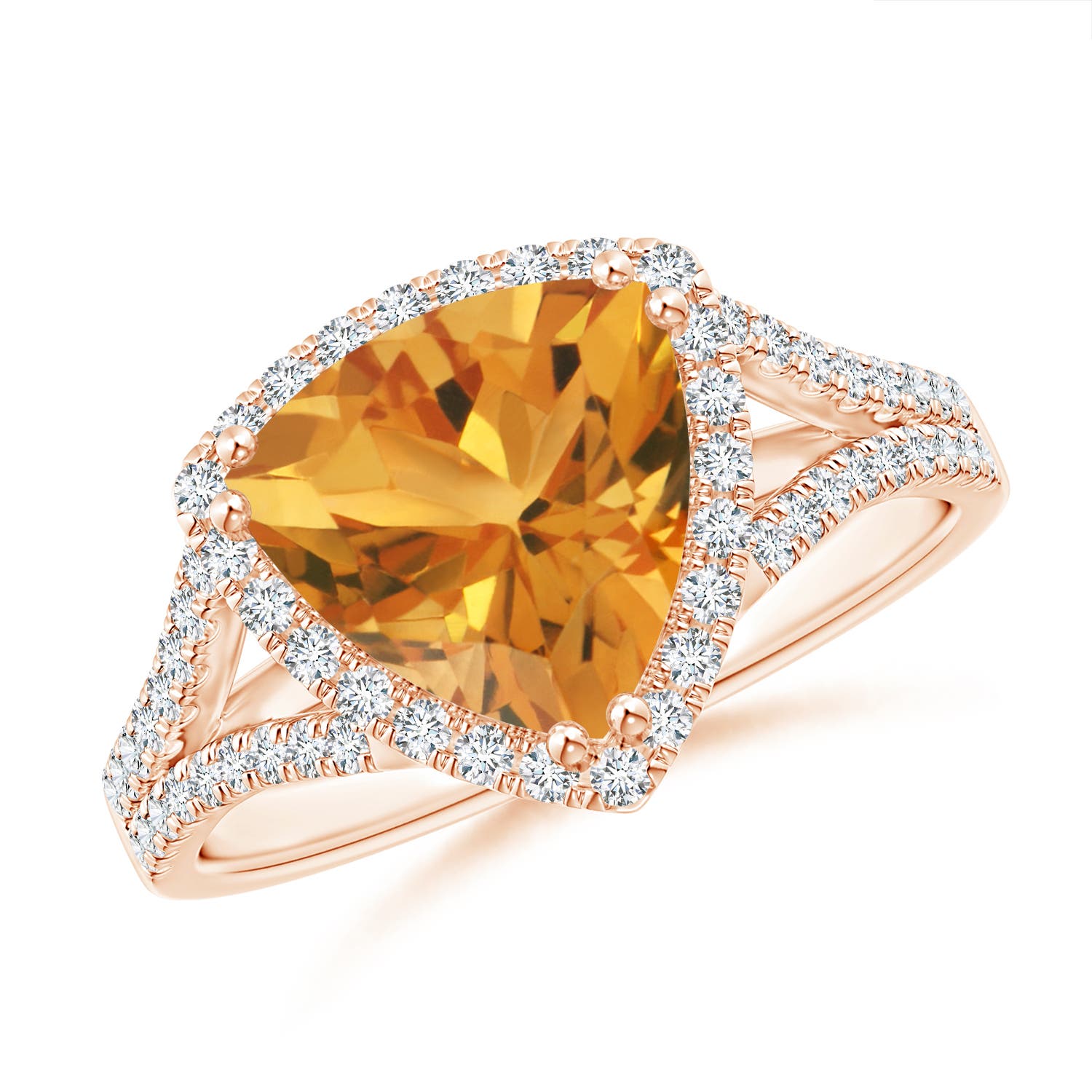 AA - Citrine / 2.64 CT / 14 KT Rose Gold