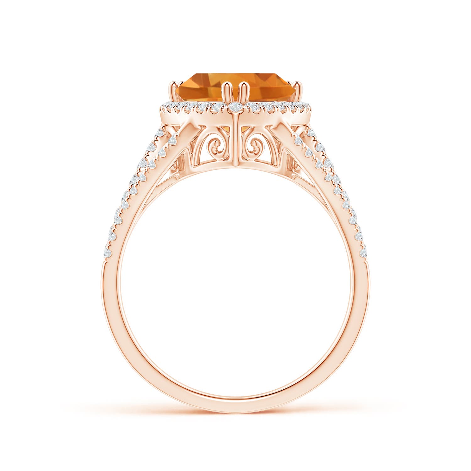 AA - Citrine / 2.64 CT / 14 KT Rose Gold