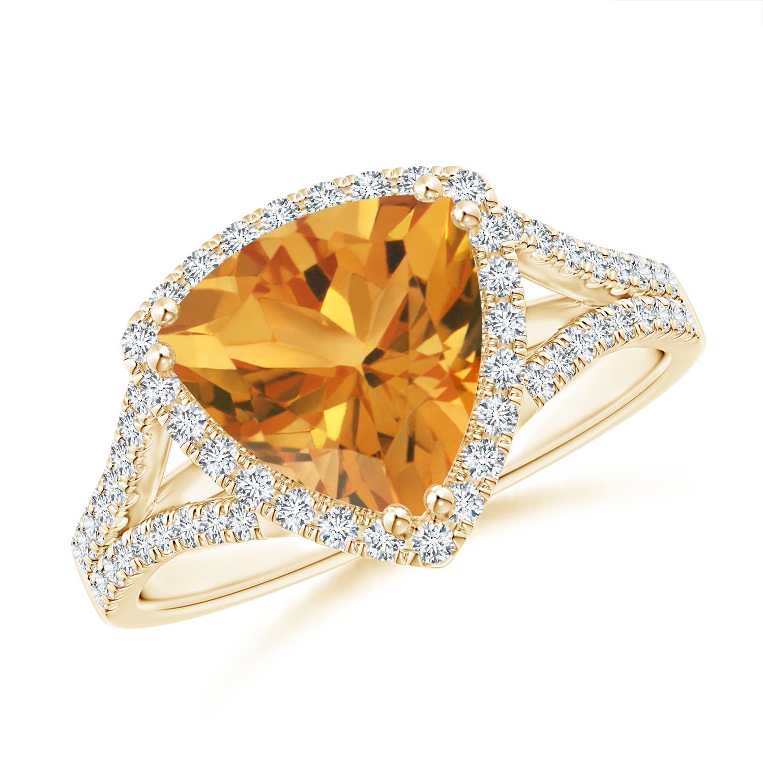 AA - Citrine / 2.64 CT / 14 KT Yellow Gold