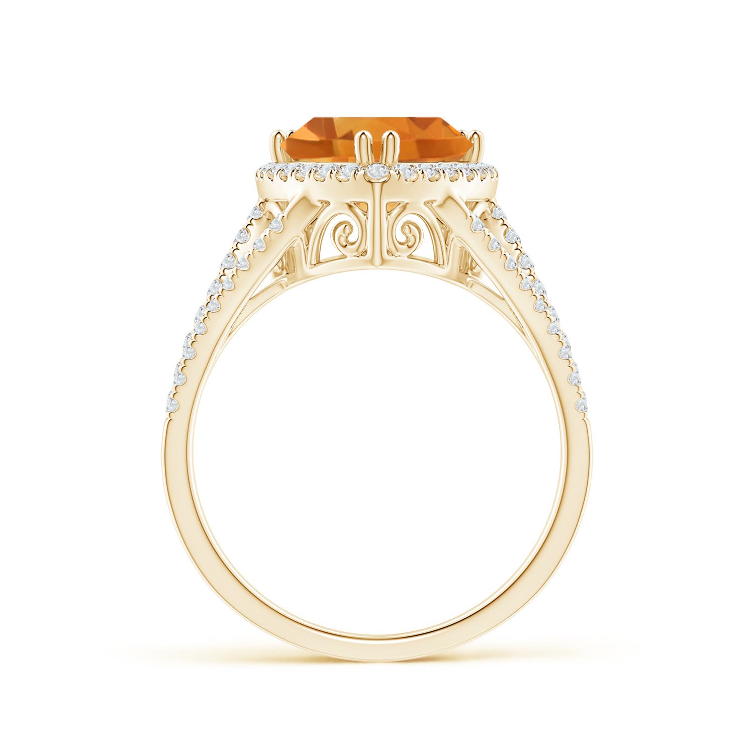 AA - Citrine / 2.64 CT / 14 KT Yellow Gold