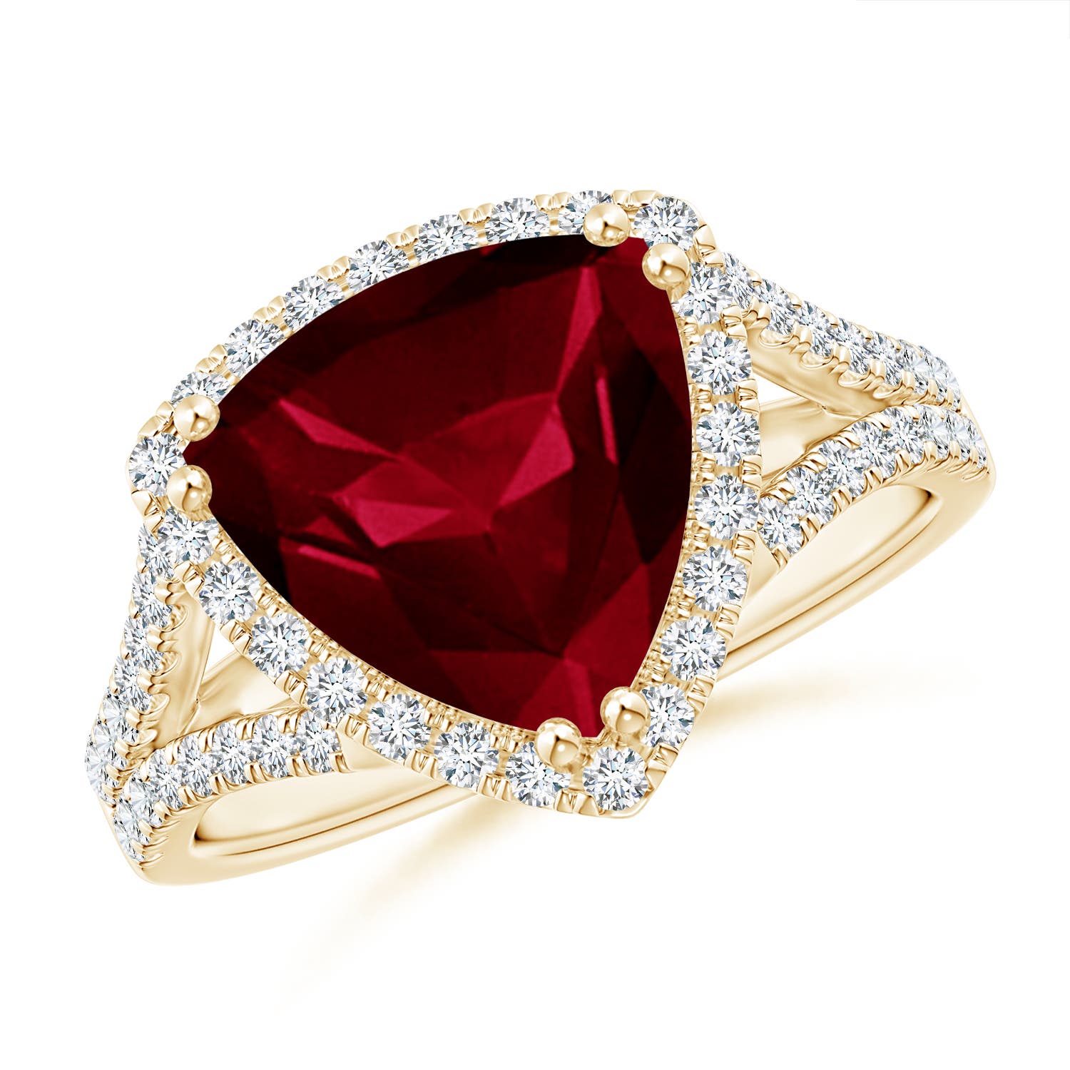 AA - Garnet / 3.56 CT / 14 KT Yellow Gold