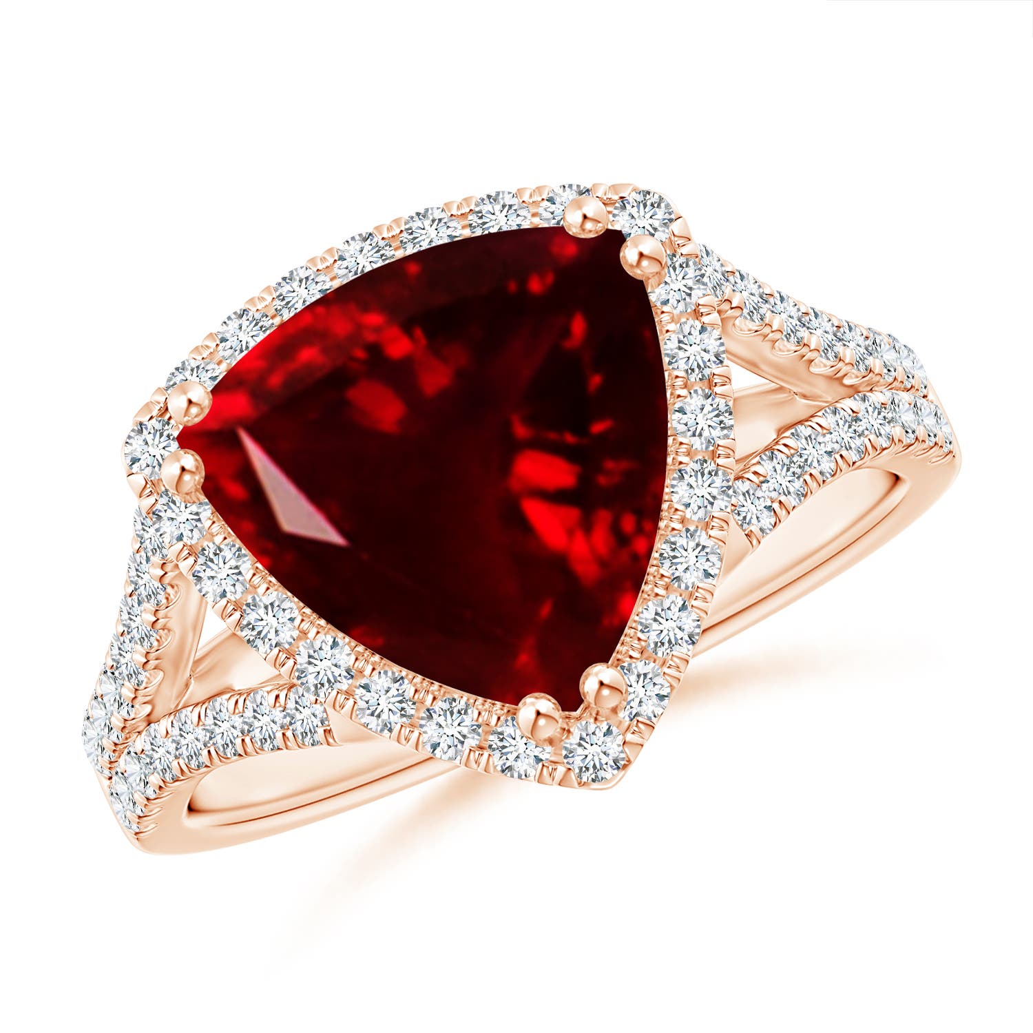 AAA - Garnet / 3.56 CT / 14 KT Rose Gold