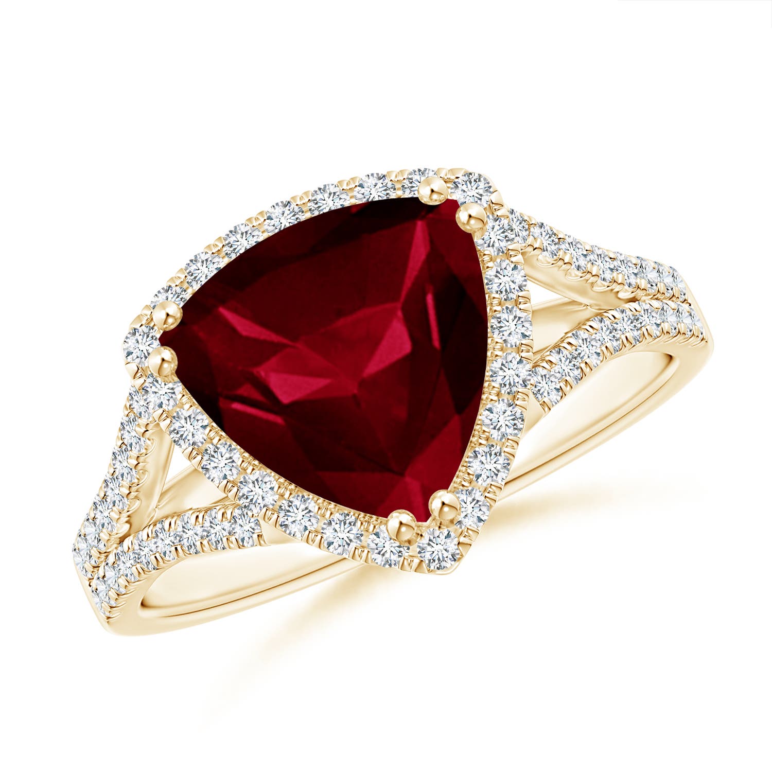 AA - Garnet / 3.16 CT / 14 KT Yellow Gold