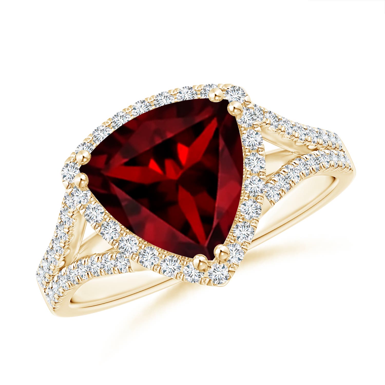 AAAA - Garnet / 3.16 CT / 14 KT Yellow Gold