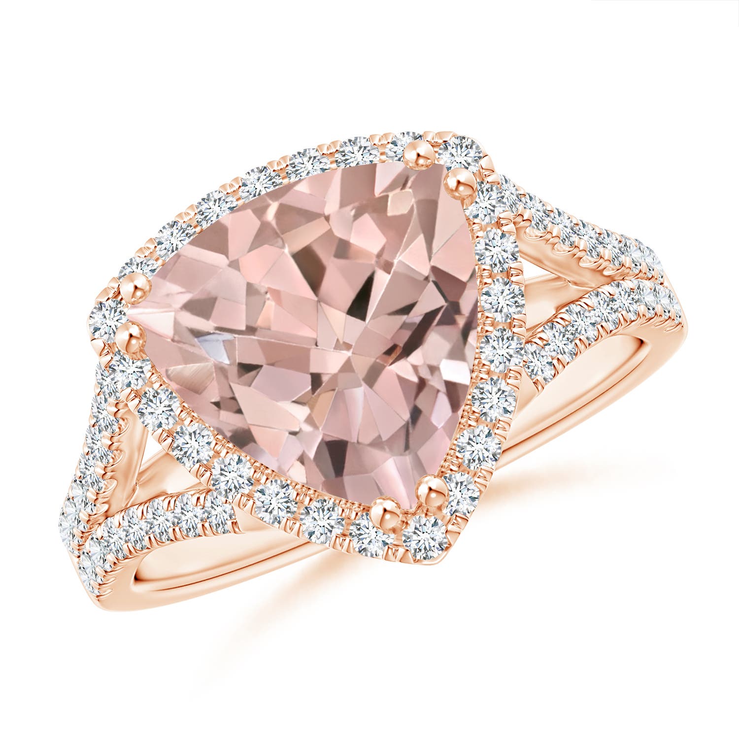 AA - Morganite / 3.06 CT / 14 KT Rose Gold