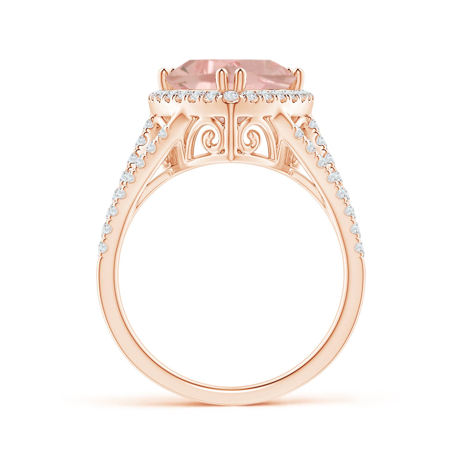 AA - Morganite / 3.06 CT / 14 KT Rose Gold