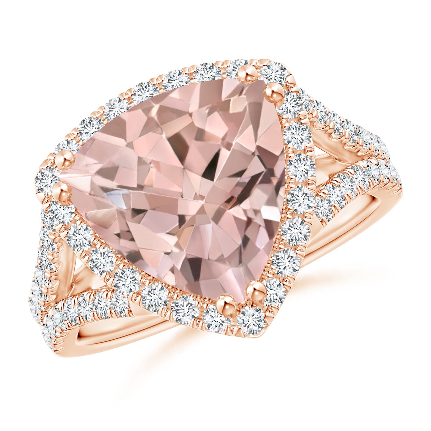 AA - Morganite / 3.47 CT / 14 KT Rose Gold