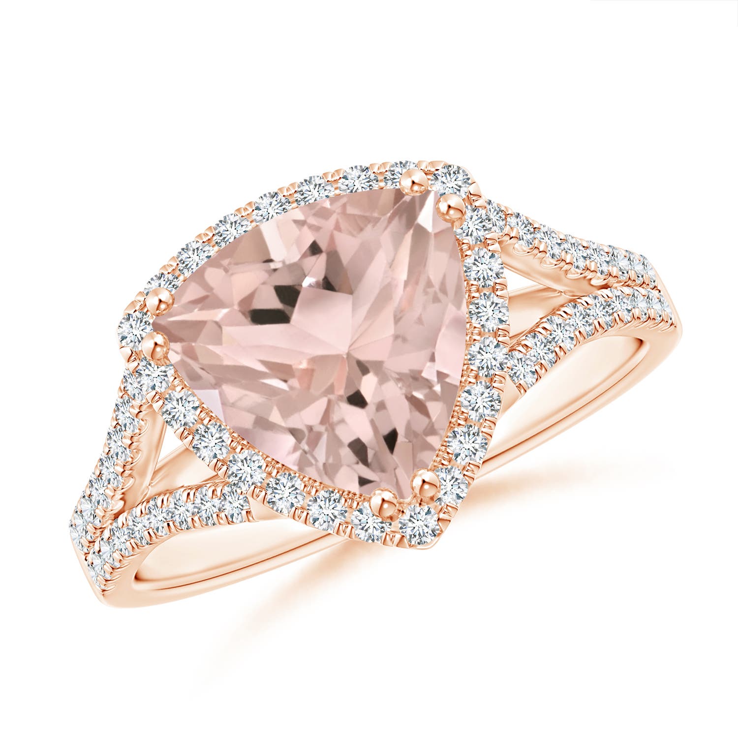 A - Morganite / 2.36 CT / 14 KT Rose Gold